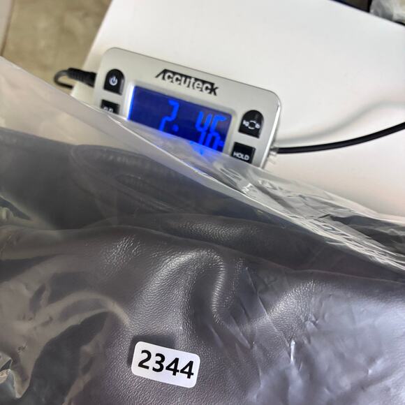 90 Y2K Centigrade Dark Brown Leather Jacket Women 1X Mid Length Satin Lined READ - Picture 16 of 16